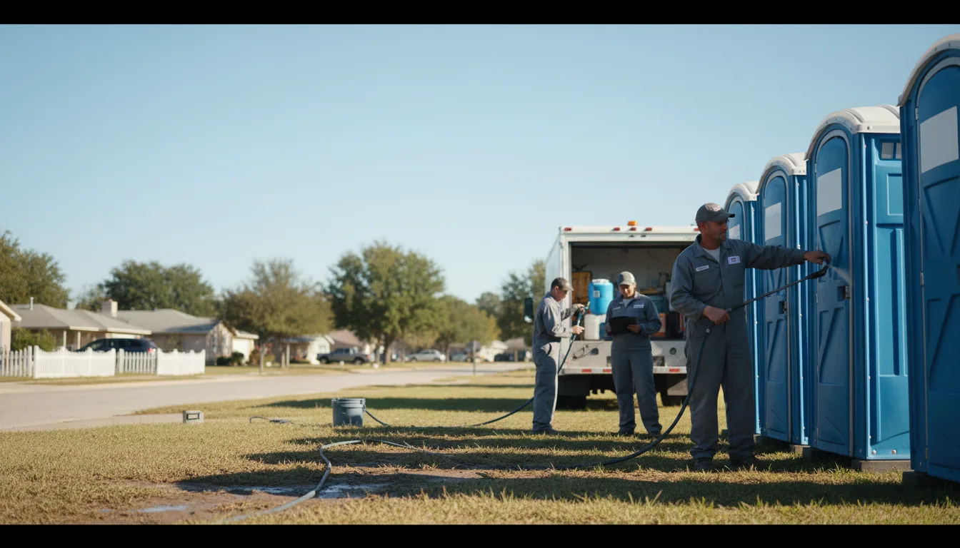 Long-Term Portable Toilet Rental in Rienzi, MS near me